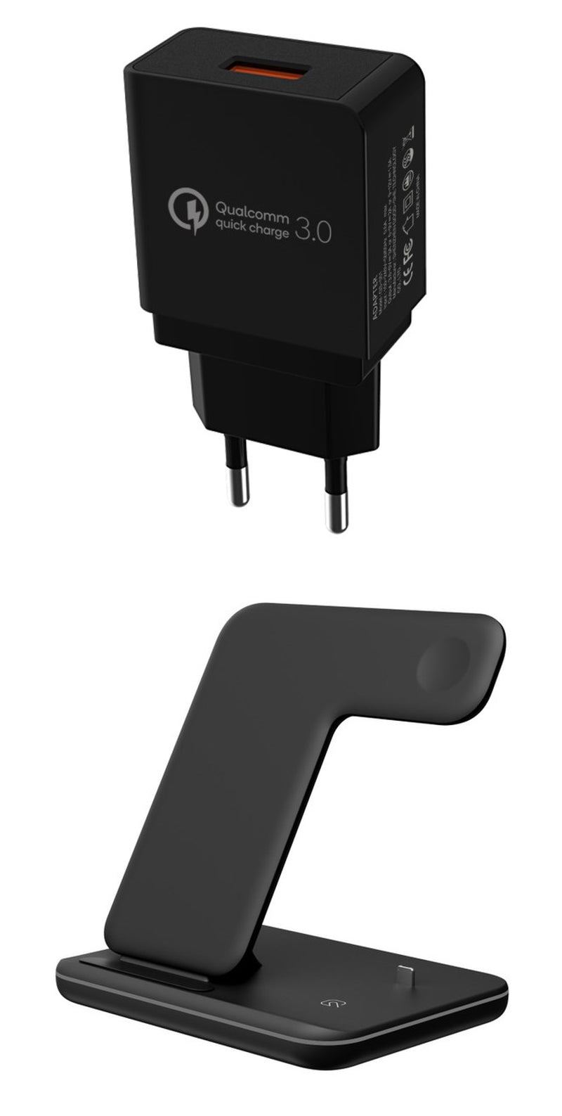 Compatible Mobile Phone Watch Earphone Wireless Charger 3 in 1 Wireless Charger Stand