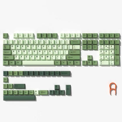 138 Keys Retro Brown Gray PBT Keycap Double Shot Cherry Profile Key Caps for Cherry MX Switches Mechanical Gamer Keyboard