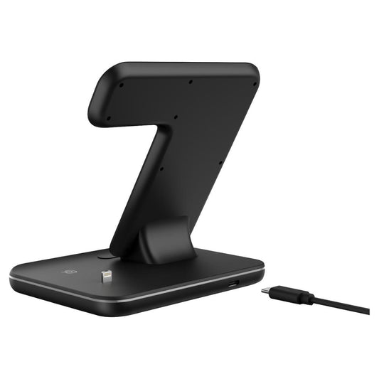 Compatible Mobile Phone Watch Earphone Wireless Charger 3 in 1 Wireless Charger Stand